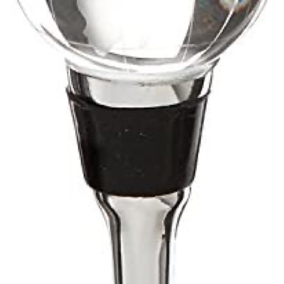 Crystal World Globe Wine Bottle Topper Stopper Glass and Metal NIP LS art - Picture 6 of 6